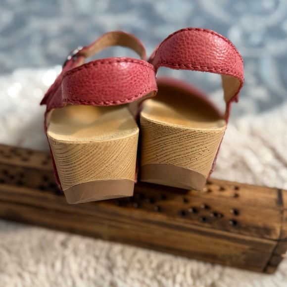 Dansko Tiffani heeled Mary Jane Ankle strap Sandal Sz 39/US8-8.5 - Picture 8 of 15